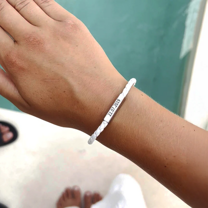 Magnetic Leather Couple Bracelets