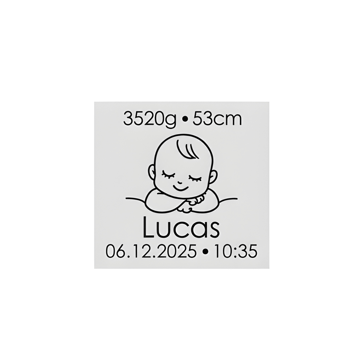 Personalized My Baby Bracelet