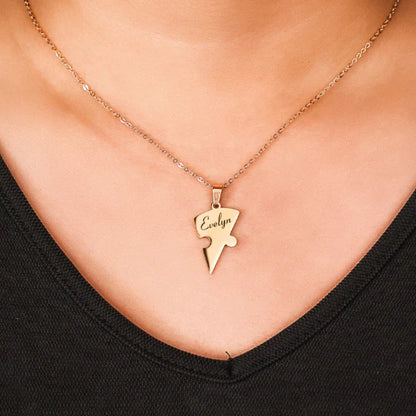 Heart Puzzle Necklace