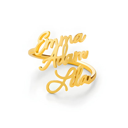 Personalized Name Ring