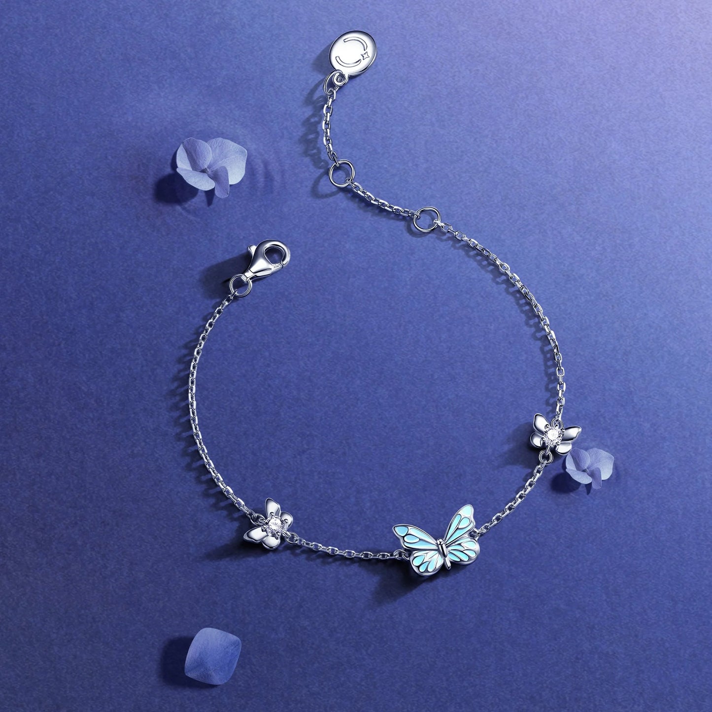 Luminous Dream Blue Butterfly Bracelet