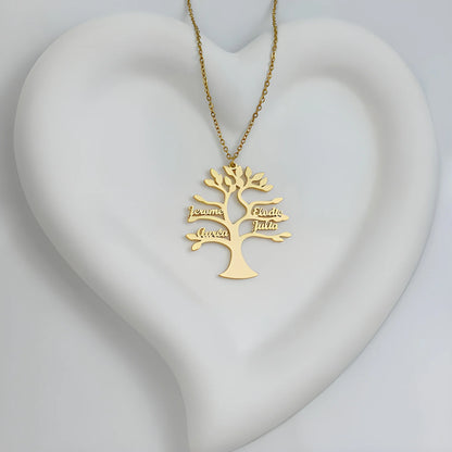 Personalized Family Tree Necklace