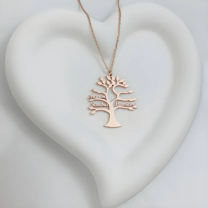 Personalized Family Tree Necklace