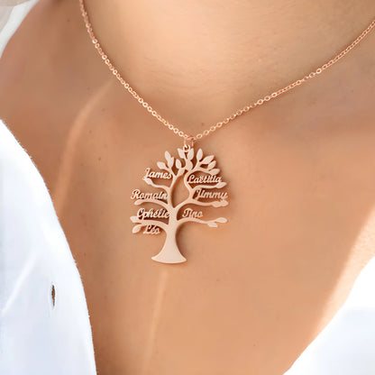 Personalized Family Tree Necklace
