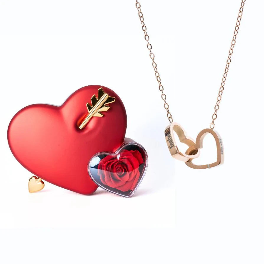 Eternal Love & Personalized Necklace