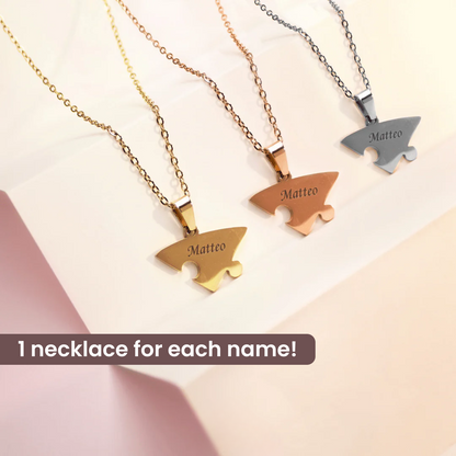Heart Puzzle Necklace