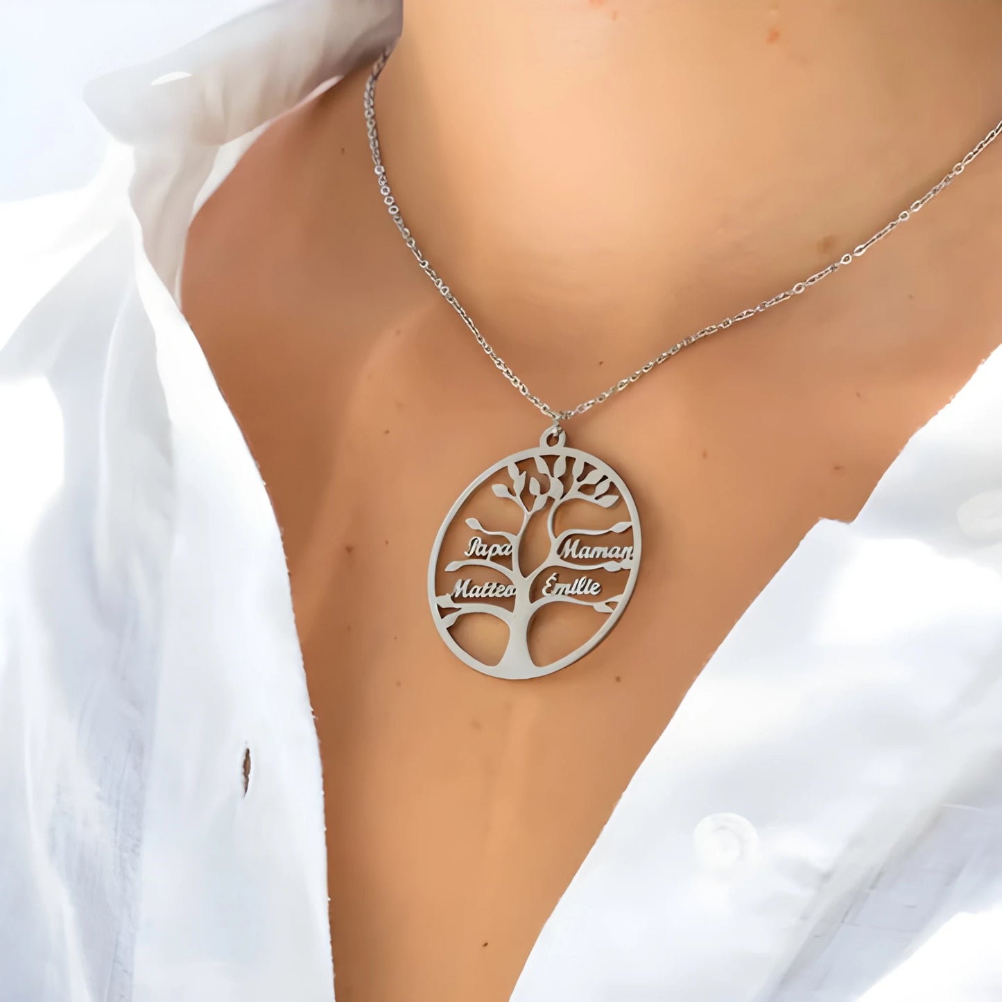 Personalized Tree of Life Necklace