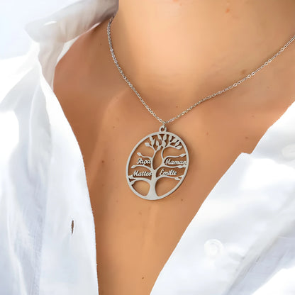 Personalized Tree of Life Necklace