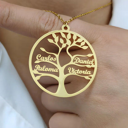 Personalized Tree of Life Necklace