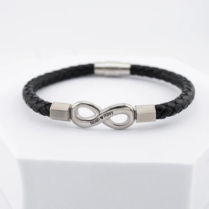 "To My Man" - Infinity Personalized Bracelet