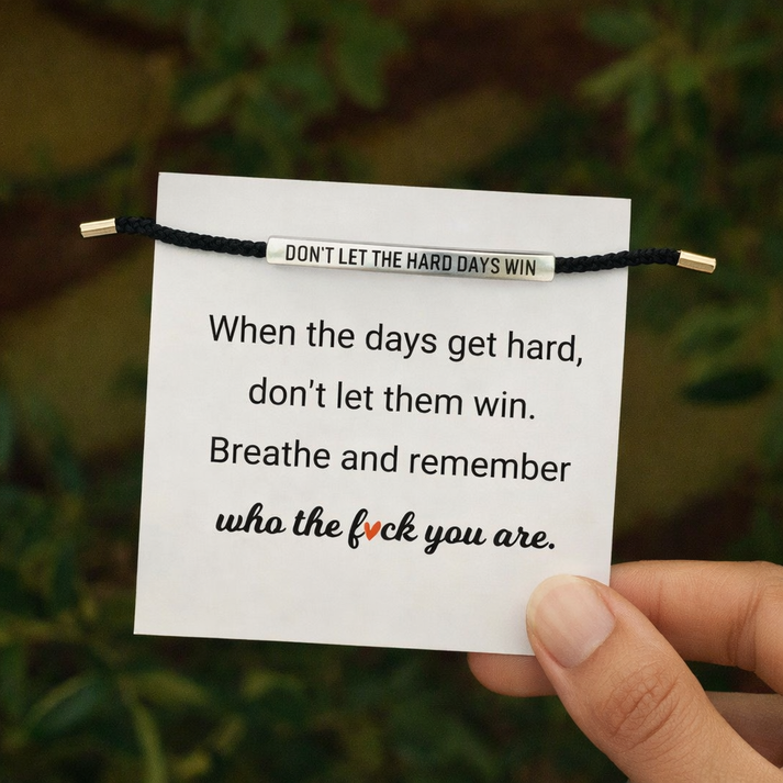 Motivational Bracelet for Self-Confidence & Strength