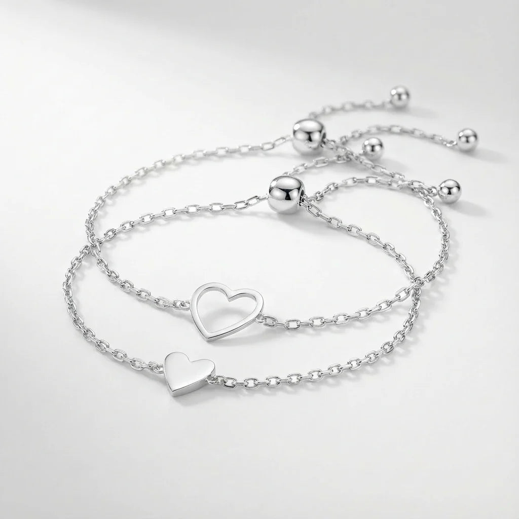Matching Hearts Bracelet